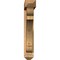 Ekena Millwork Olympic Arts and Crafts Smooth Bracket w/ Offset Brace, Western Red Cedar, 5 1/2"W x 32"D x 32"H BKT0604X32X32OLY03SWR - alternate 3